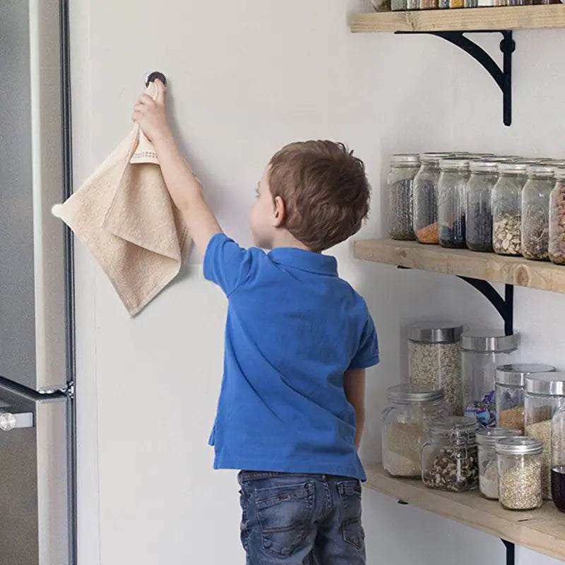 Punch Free Towel Plug Holder