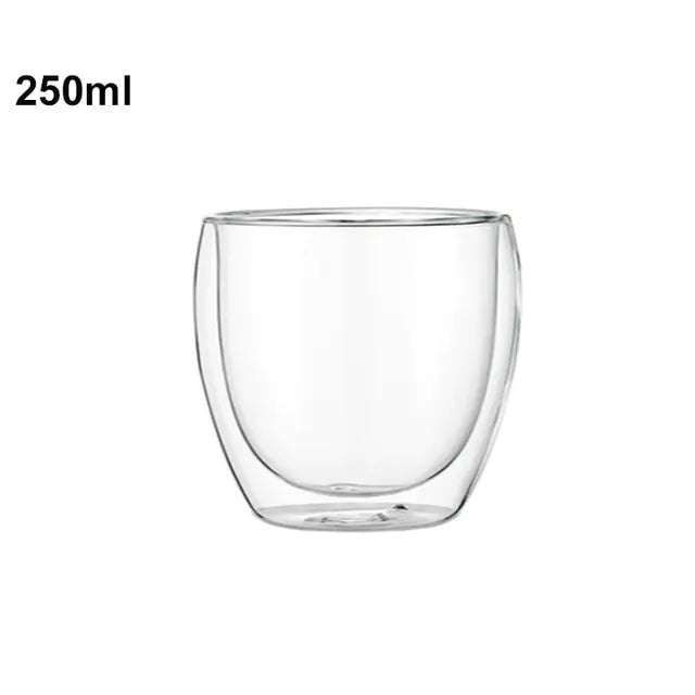 Double-layer Glass Mug