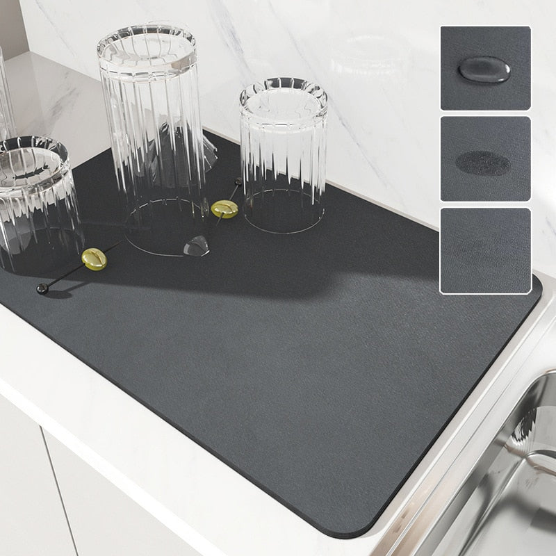 Absorbent Kitchen Draining Mat