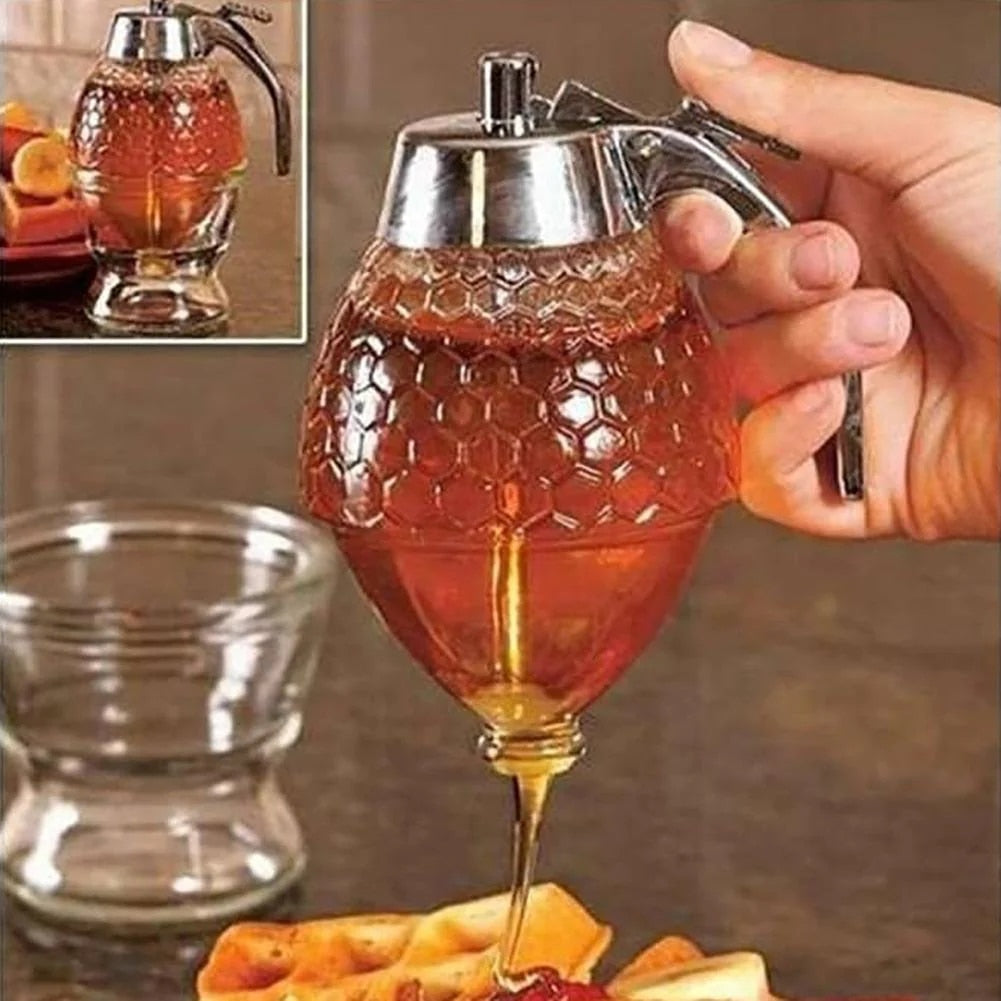 Honey and Syrup Dispenser Bottle